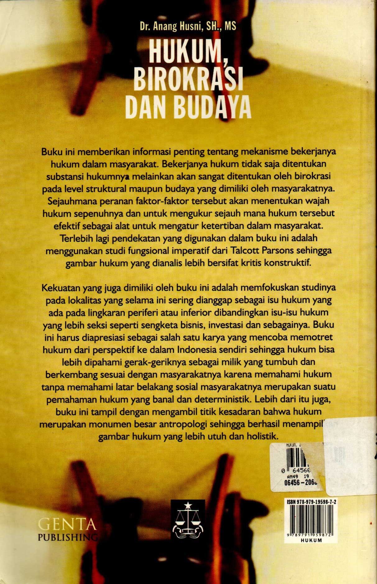 Hukum, Birokrasi dan Budaya