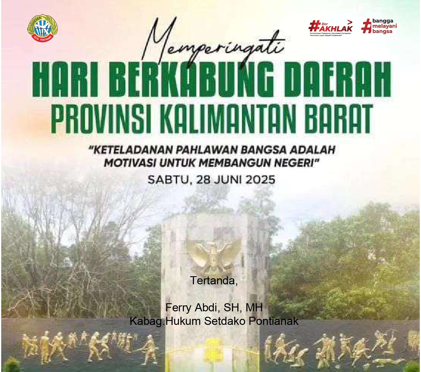 HARI BERKABUNG DAERAH PROVINSI KALIMANTAN BARAT