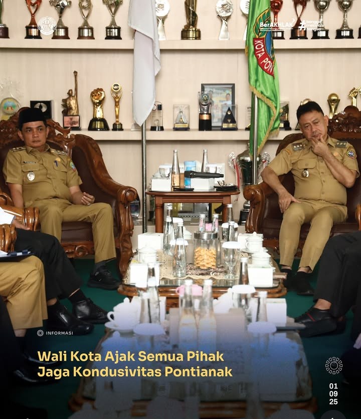 WALI KOTA AJAK SEMUA PIHAK JAGA KONDUSIVITAS PONTIANAK